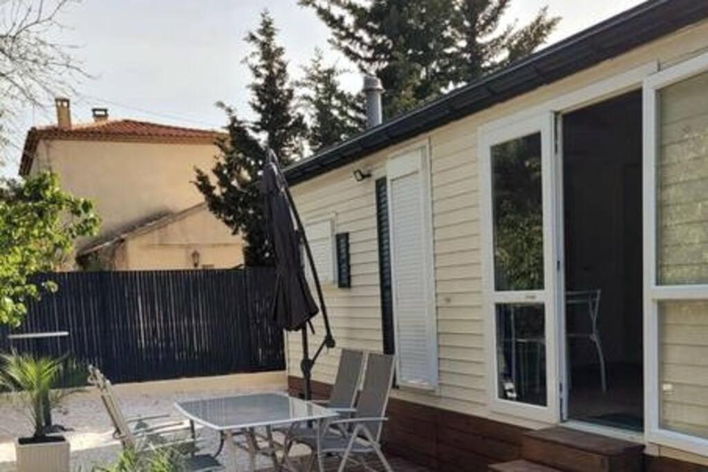 Mobil Home De Patricia Et Franck A Sigean Eksteriør billede