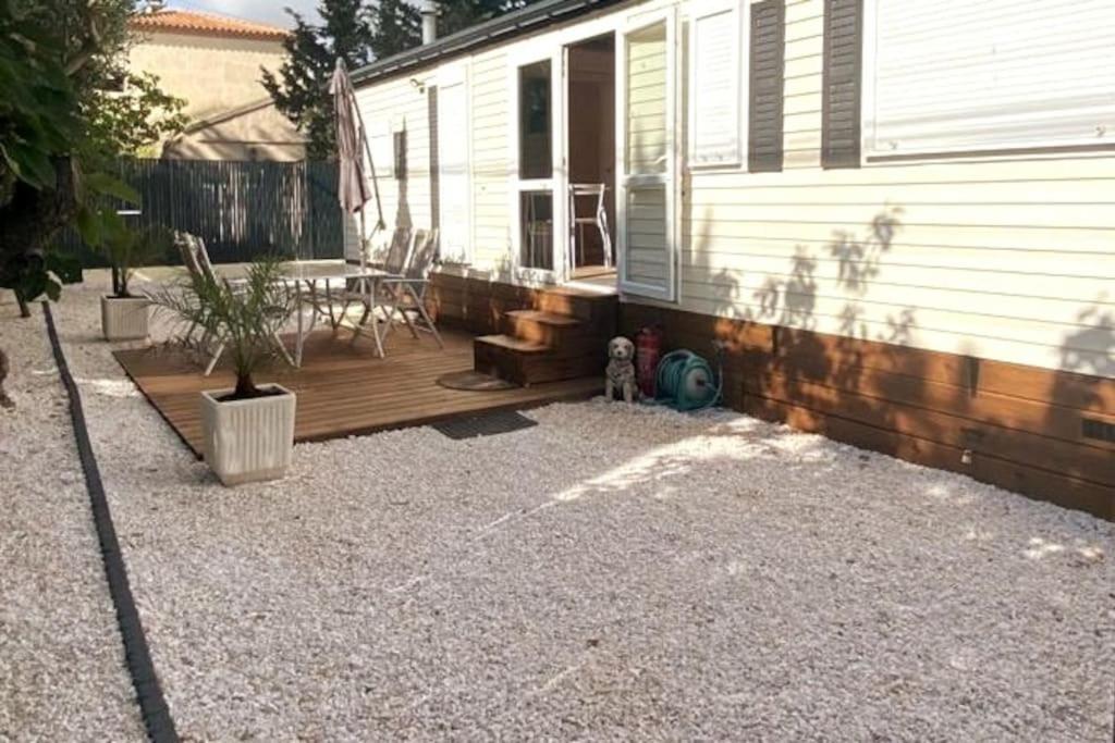 Mobil Home De Patricia Et Franck A Sigean Eksteriør billede